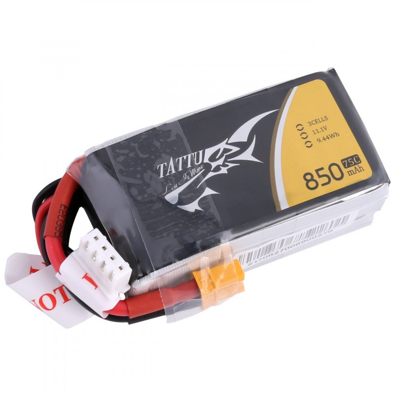 Akumulator Tattu 850mAh 11.1V 75C 3S1P Konektor XT30
