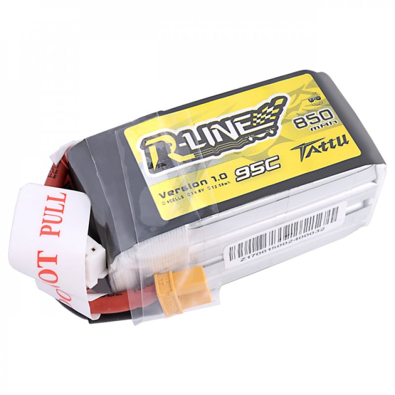 Akumulator Tattu R-Line 850mAh 14.8V 95C 4S1P
