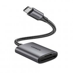 STOCK2-Ugreen 80888 lecteur de carte mémoire USB 3.2 Gen 1 (3.1 Gen 1) Type-C Noir, Métallique