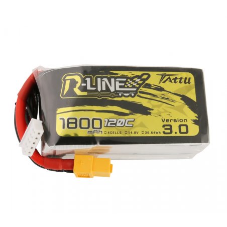 Akumulator Tattu R-Line Version 3.0 1800mAh 14,8V 120C 4S1P XT60