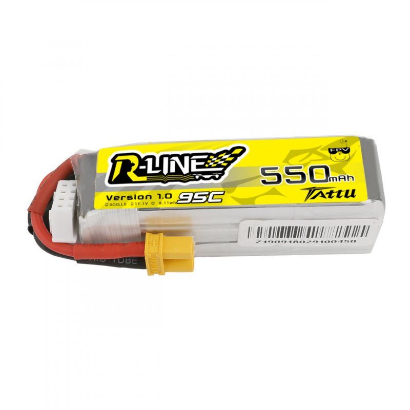 Akumulator Tattu R-Line 550mAh 11.1V 95C 3S1P XT30