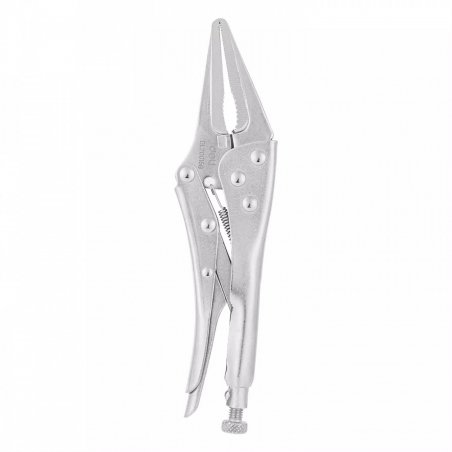 Long Nose Locking Pliers 9" Deli Tools EDL20015B (silver)