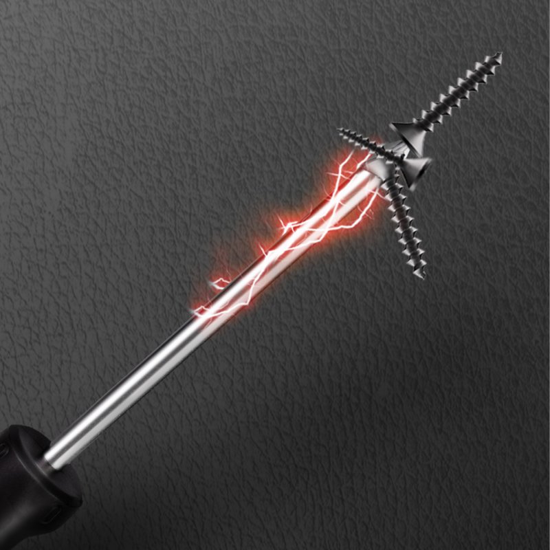 Philips Screwdriver PH1x75mm Deli Tools EDL625075 (black)