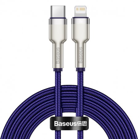 Baseus Cafule Series USB-C cable for Lightning, 20W, 2m (purple)