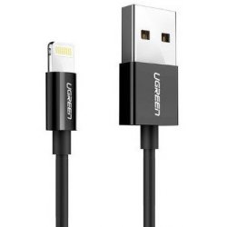 USB to Lightning Cable UGREEN US155, MFi, 1m (black)