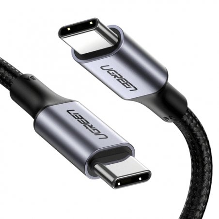 Ugreen 70427 USB cable 1 m USB 2.0 USB C Black, Silver
