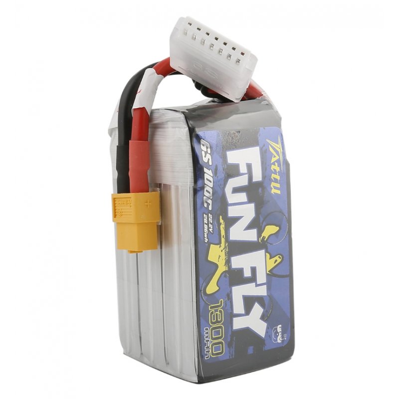 Tattu Funfly battery 1300mAh 22,2V 100C 6S1P XT60