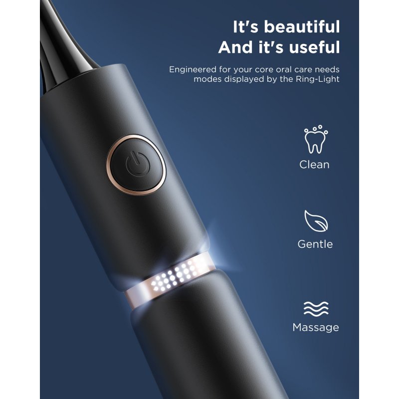 Fairywill P11 Adult Sonic toothbrush Black