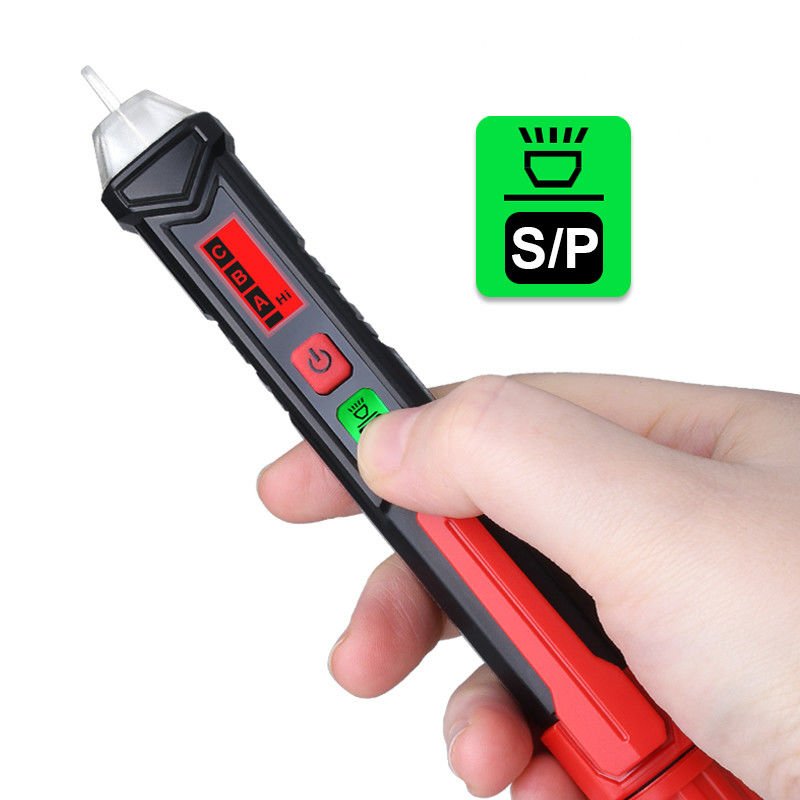 Habotest HT100P line voltage detector 12 - 1000 V Black, Red