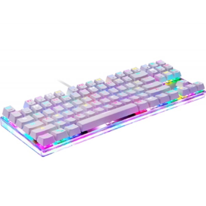 Mechanical gaming keyboard Motospeed K87S RGB (white)