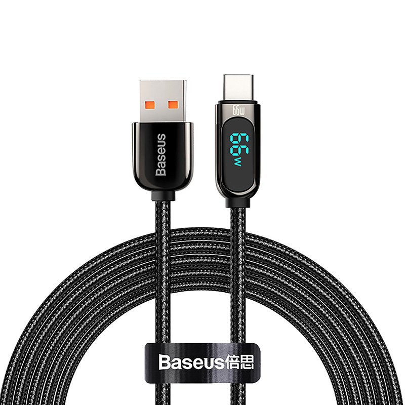 Baseus Display Cable USB to Type-C, 66W, 2m (black)