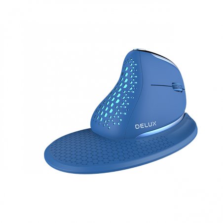 Delux M618XSD mouse Right-hand RF Wireless + Bluetooth Optical 4000 DPI