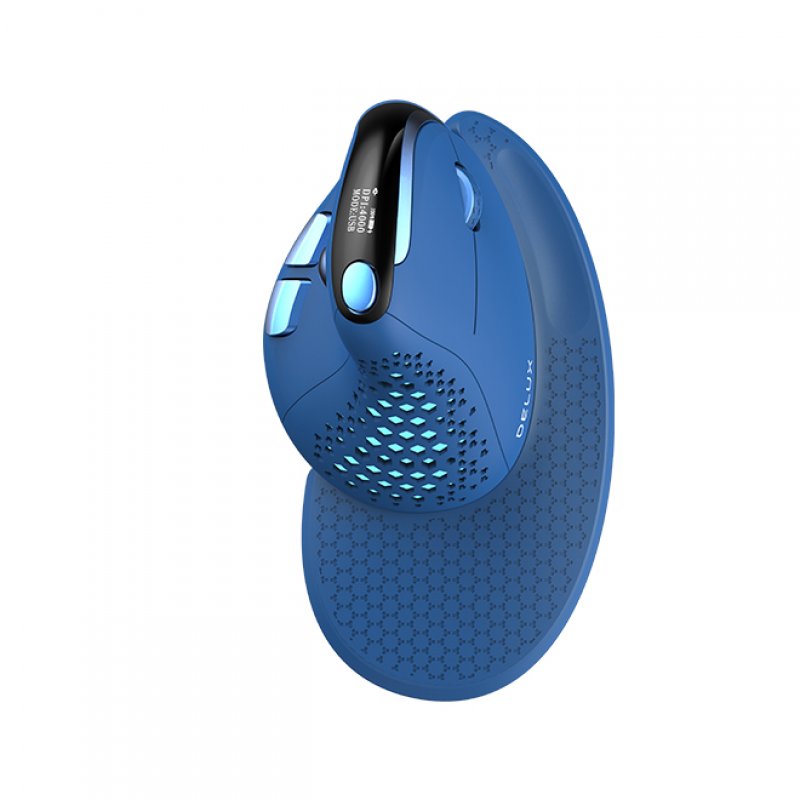 Delux M618XSD souris Droitier RF sans fil + Bluetooth Optique 4000 DPI