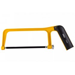 Deli Tools Mini Hacksaw 15 cm Black, Yellow
