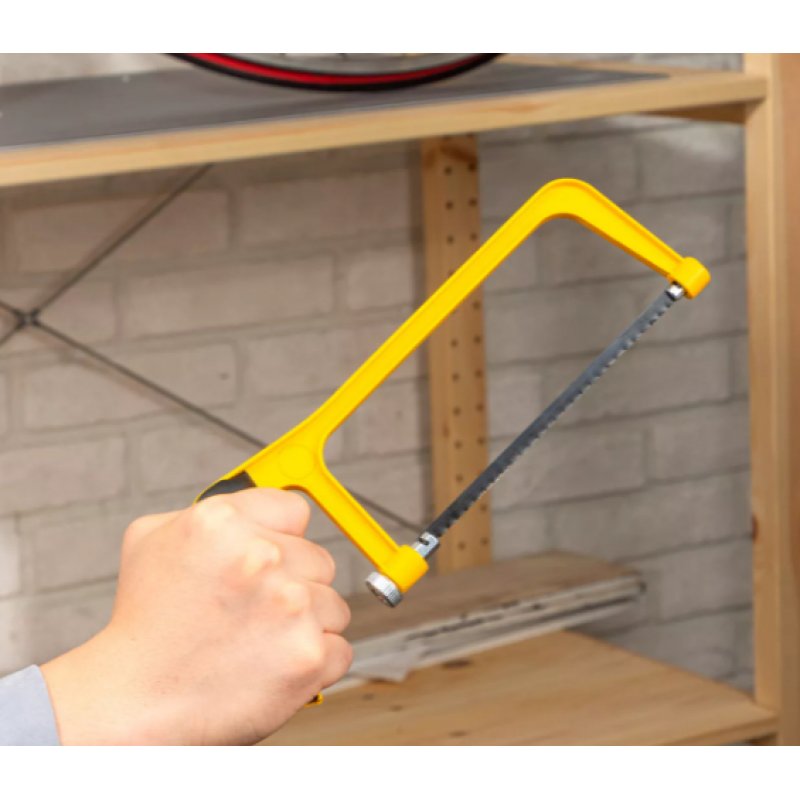 Deli Tools Mini Hacksaw 15 cm Black, Yellow