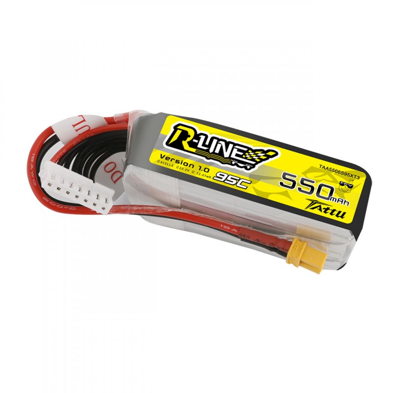Tattu TAA5506S95XT3 industrial rechargeable battery Lithium Polymer (LiPo) 550 mAh 22.2 V