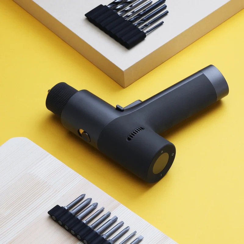 HOTO Tools QWLDZ001 perceuse 1400 tr/min Noir