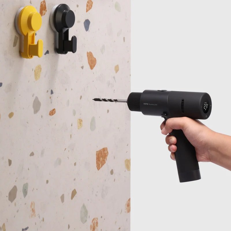 HOTO Tools QWLDZ001 perceuse 1400 tr/min Noir