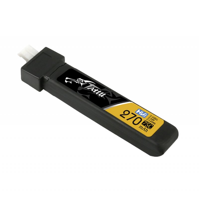 Battery Tattu LiPo 270mAh 3.8V 75C 1S1P JST-PHR 2.0 (5pcs)