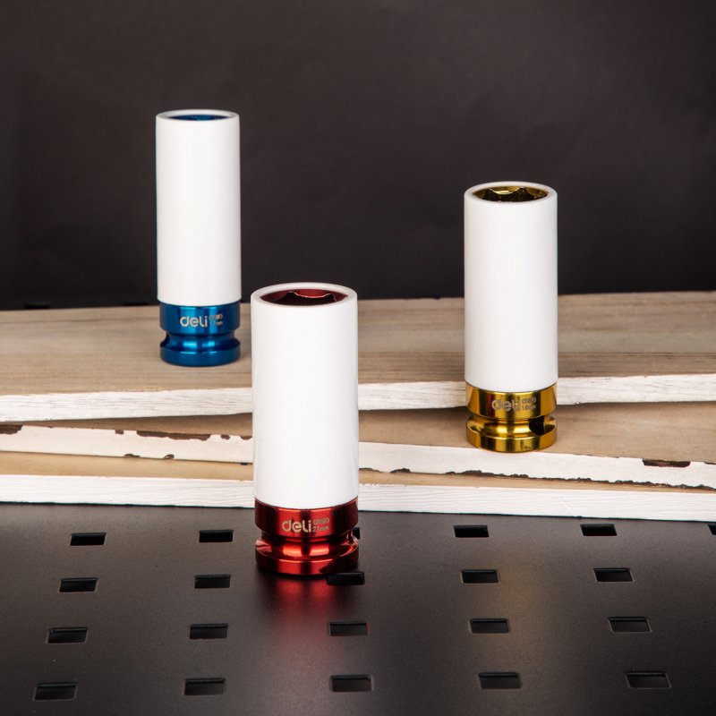 Socket Set Deli Tools EDL2003Q, 17-21mm