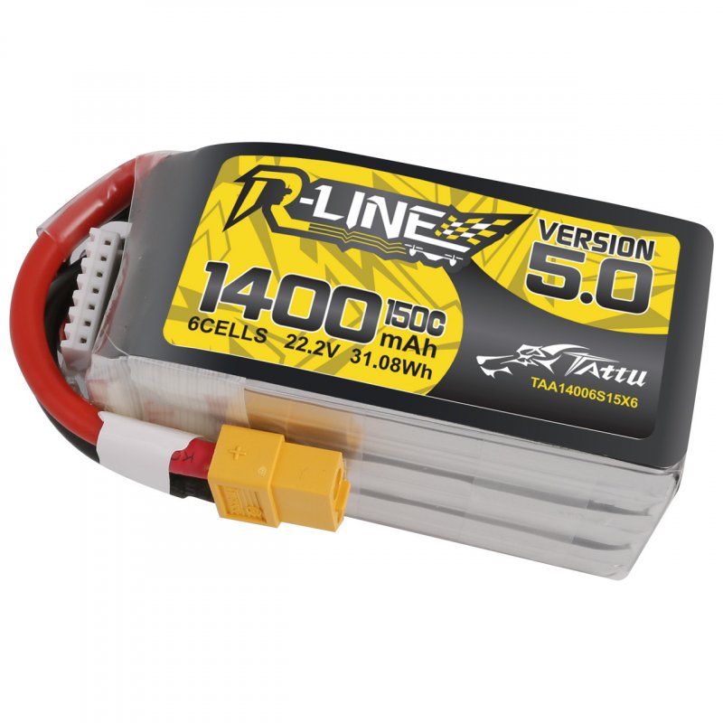Tattu TAA14006S15X6 batterie rechargeable Lithium Polymère (LiPo) 1400 mAh 22,2 V