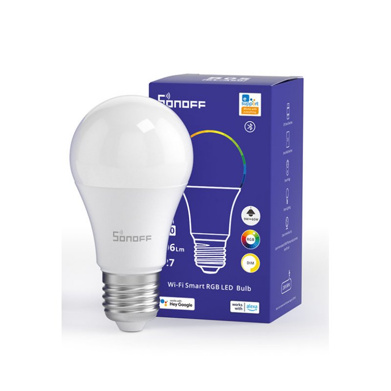 Sonoff B05-BL-A60 éclairage intelligent Ampoule intelligente 9 W Blanc Wi-Fi/Bluetooth