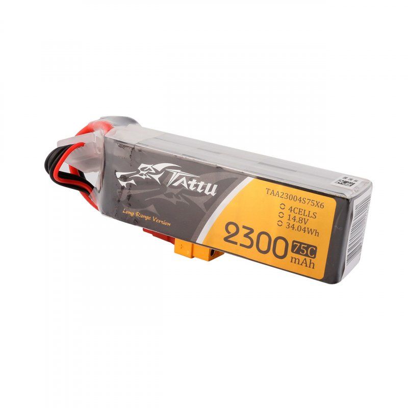 Tattu TAA23004S75X6 industrial rechargeable battery Lithium Polymer (LiPo) 2300 mAh 14.8 V