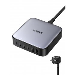 UGREEN, Desktop charger, 2xUSB-A, 4xUSB-C, GaN, 200W