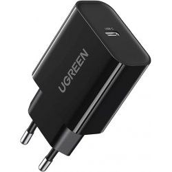 Fast Charger EU UGREEN, USB-C 20W, PD 3.0 (black)