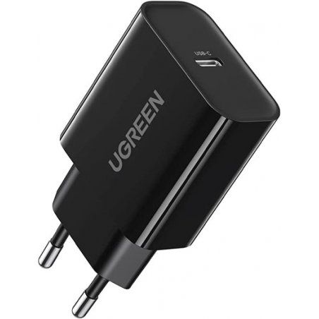 Ugreen 10191 chargeur d'appareils mobiles Universel Noir Secteur Charge rapide Intérieure