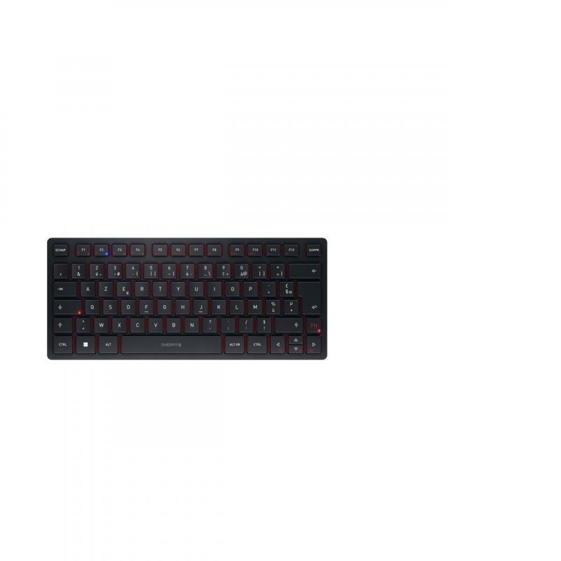 CHERRY KW 9200 MINI keyboard USB + RF Wireless + Bluetooth AZERTY French Black