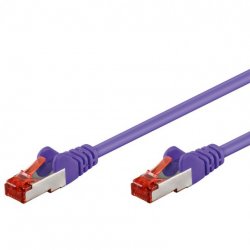 Techly ICOC CCA6F-005-VL networking cable Violet 0.5 m Cat6 F/UTP (FTP)