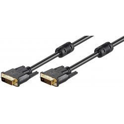 Goobay 2m DVI-D FullHD Kabel Dual Link, Schwarz