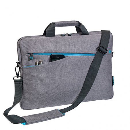 PEDEA 66063013 sacoche d'ordinateurs portables 39,6 cm (15.6") Sac Messenger Gris