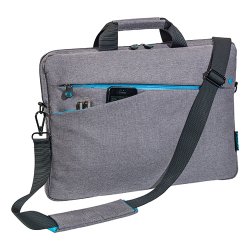 PEDEA 66063019 sacoche d'ordinateurs portables 33,8 cm (13.3") Sac Messenger Gris
