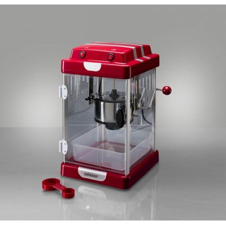 Celexon CP1000 machine à popcorn Transparent, Rouge, Blanc 350 W
