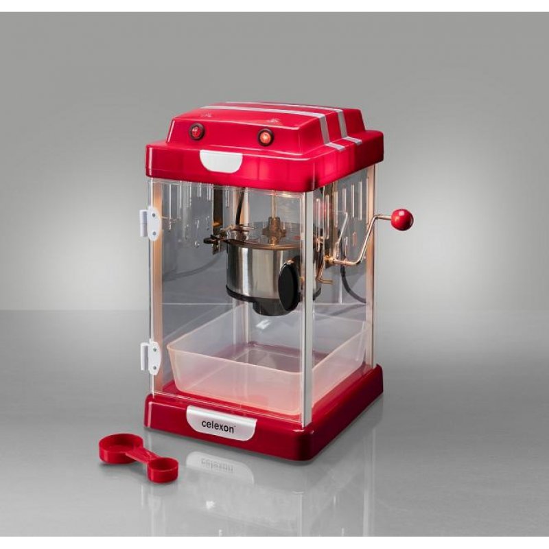Celexon CP1000 popcorn popper Transparent, Red, White 350 W
