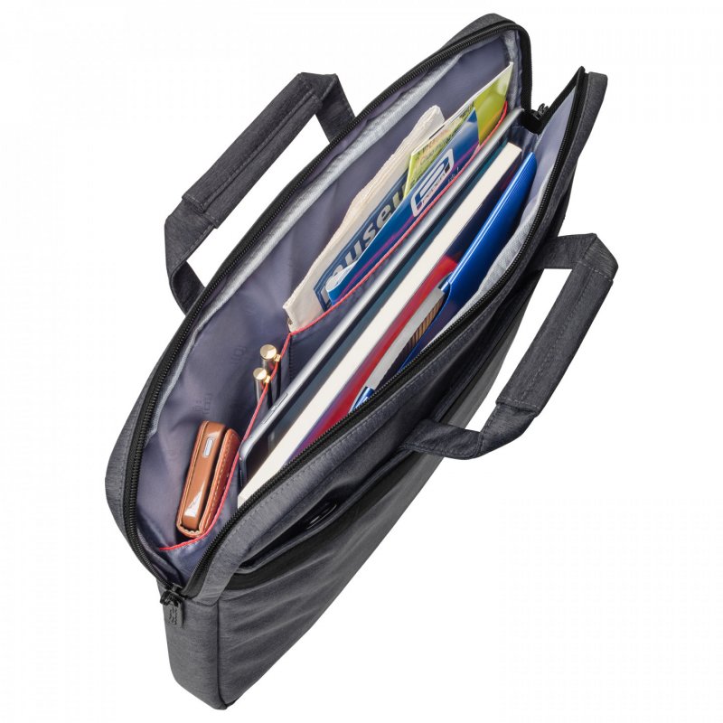 PEDEA Notebooktasche / Laptoptasche "Elegance" für Notebooks bis 15,6 Zoll (39,6cm), grau