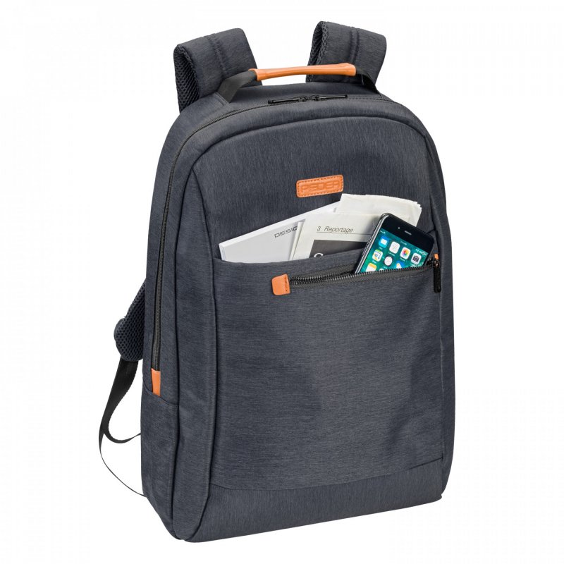 PEDEA Rucksack "Elegance" Pro inkl. Notebookfach bis 17,3 Zoll (43,9cm), grau