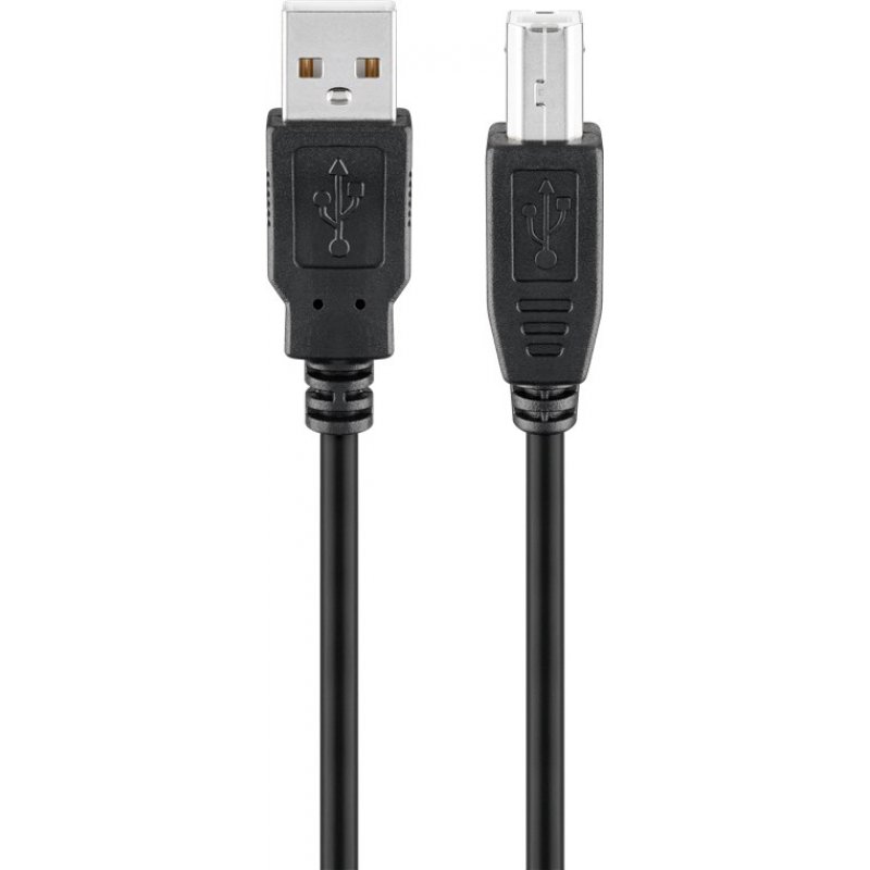 Goobay USB 2.0 Hi-Speed Cable, black, 5m