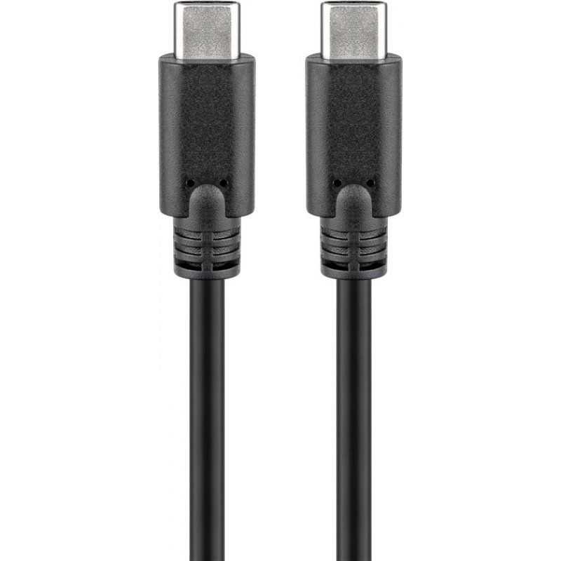 Goobay 66508 câble USB 2 m USB 3.2 Gen 1 (3.1 Gen 1) USB C Noir