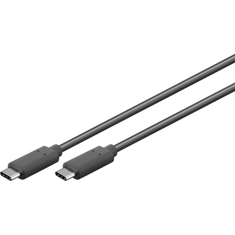 Goobay 66508 USB cable 2 m USB 3.2 Gen 1 (3.1 Gen 1) USB C Black