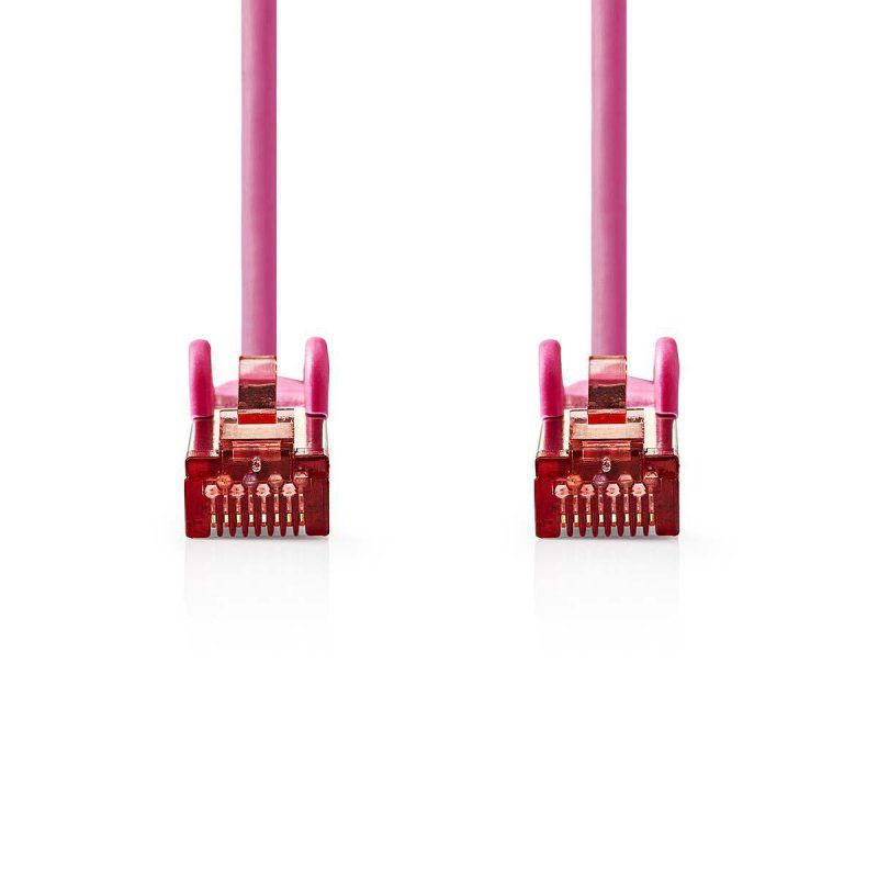 Nedis CCGP85221PK150 câble de réseau Rose 15 m Cat6 S/FTP (S-STP)