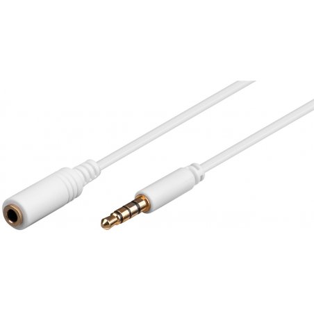 Goobay 62360 câble audio 1 m 3,5mm Blanc