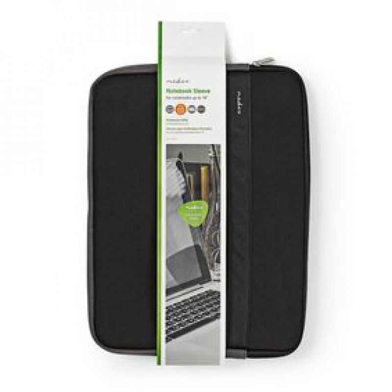 Nedis Notebook-Hülle 15-16" Neopren Schwarz/Anthrazit