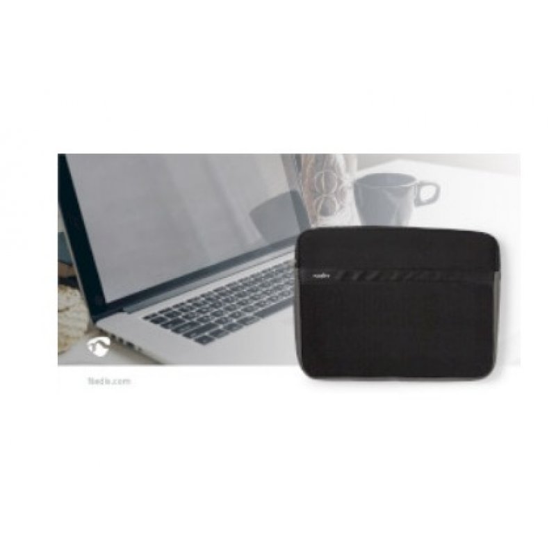 Nedis NBSE15100BK notebook case 40.6 cm (16") Messenger case Black, Anthracite