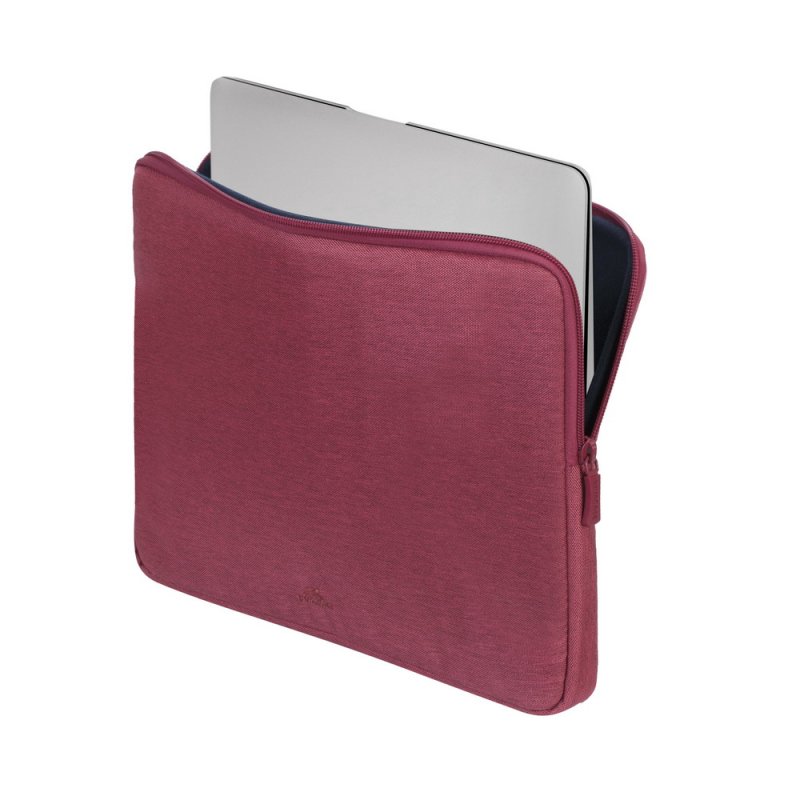 Rivacase Suzuka notebook case 35.6 cm (14") Sleeve case Red