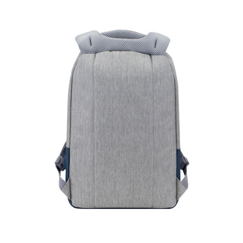 Rivacase 7562 sacoche d'ordinateurs portables 39,6 cm (15.6") Sac à dos Gris, Marine