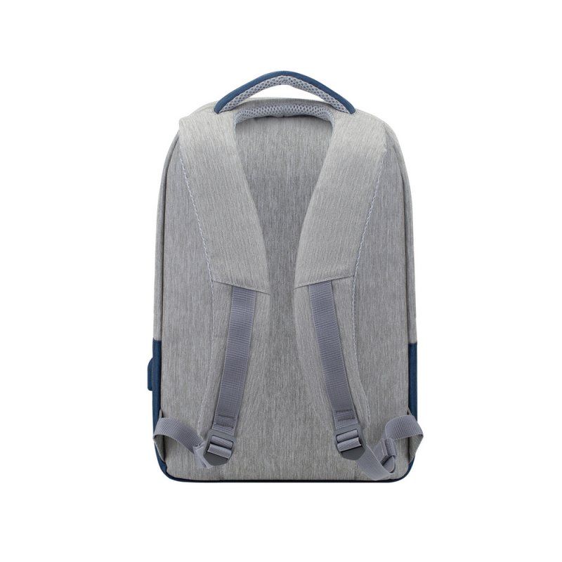 Rivacase 7562 sacoche d'ordinateurs portables 39,6 cm (15.6") Sac à dos Gris, Marine