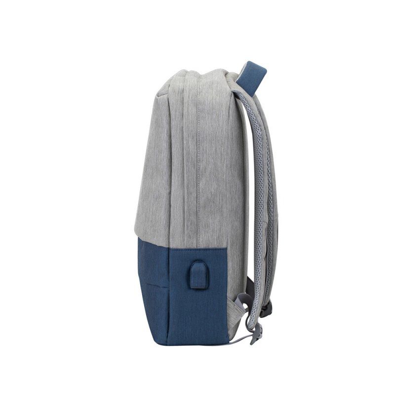 Rivacase 7562 sacoche d'ordinateurs portables 39,6 cm (15.6") Sac à dos Gris, Marine